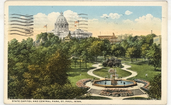 State Capitol and Central Park, St. Paul, MN - Carey's Emporium