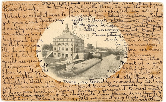 Poe Lock and Administration Building, Sault Ste. Marie, MI - Carey's Emporium