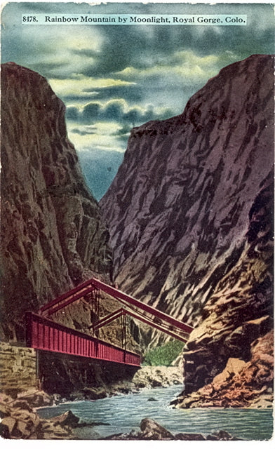 Rainbow Mountain by Moonlight, Royal Gorge, CO - Carey's Emporium