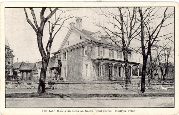 Old John Harris Mansion on South Front Street.  Built in 1763, Harrisburg, PA - Carey's Emporium