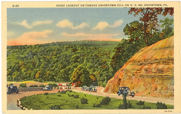 Point Lookout on Famous Uniontown Hill on U.S. 40, Uniontown, PA - Carey's Emporium