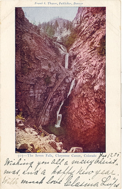 The Seven Falls, Cheyenne Canon, CO - Carey's Emporium