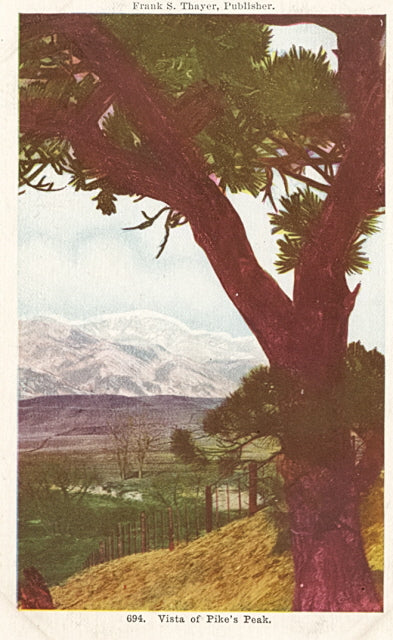Vista of Pike's Peak, CO - Carey's Emporium