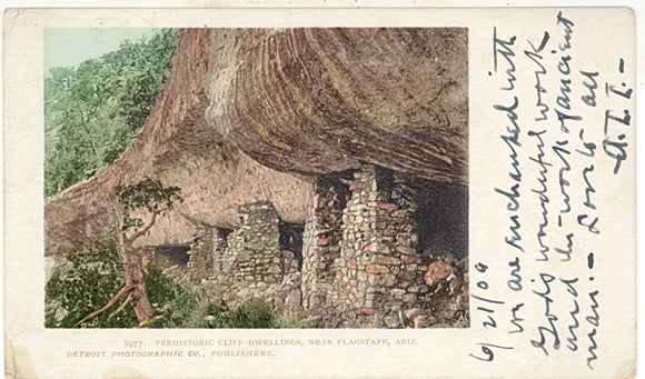 Prehistoric Cliff Dwellings, Near Flagstaff, AZ - Carey's Emporium
