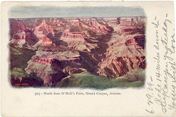 North From O'Neill's Point, Grand Canyon National Park - Carey's Emporium