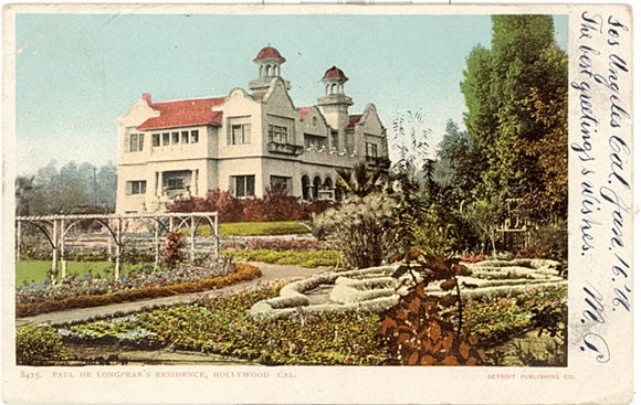 Paul de Longprae's Residence, Hollywood, CA - Carey's Emporium