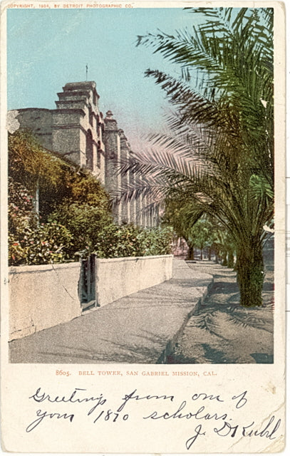 Bell Tower, San Gabriel Mission, CA - Carey's Emporium
