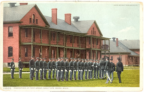 Inspection at Fort Brady, Sault Ste. Marie, MI - Carey's Emporium
