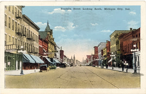 Franklin Street Looking South, Michigan City, IN - Carey's Emporium