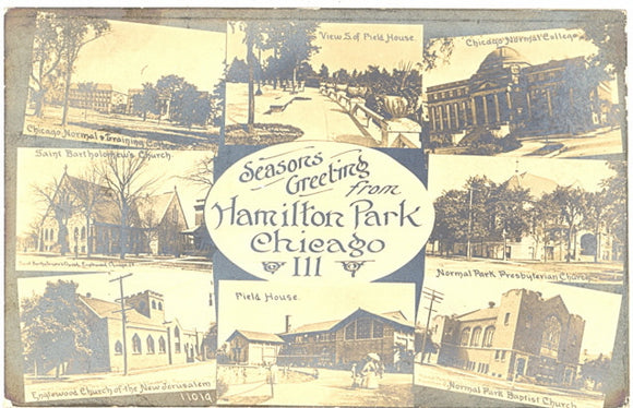 Seasons Greetings from Hamilton Park, Chicago, IL - Carey's Emporium