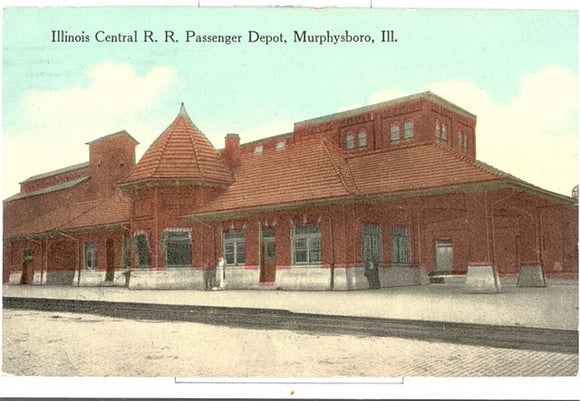 Illinois Central R. R. Passenger Depot, Murphysboro, IL - Carey's Emporium