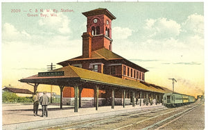 C. and N. W. Ry. Station, Green Bay, WI - Carey's Emporium