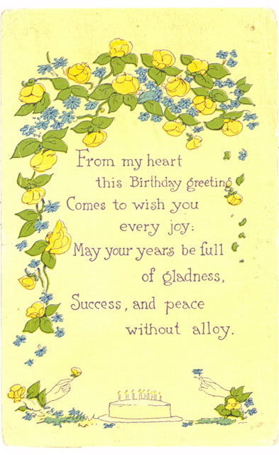 Birthday Greeting - Carey's Emporium