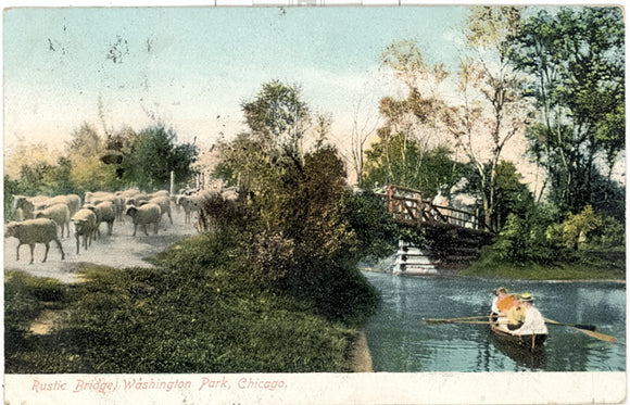 Rustic Bridge, Washington Park, Chicago, IL - Carey's Emporium