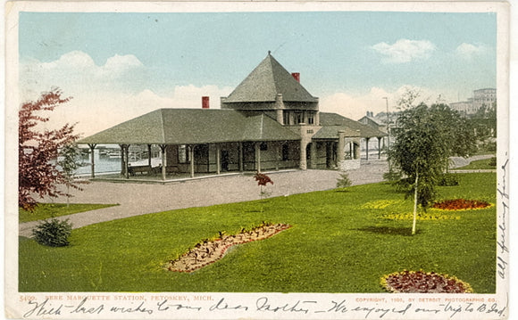 Pere Marquette Station, Petoskey, MI - Carey's Emporium