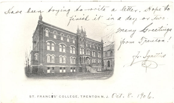 St. Francis College, Trenton, NJ - Carey's Emporium