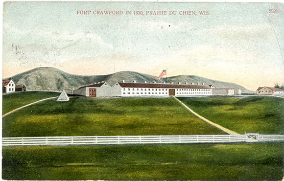 Fort Crawford in 1830, Prairie du Chien, WI - Carey's Emporium