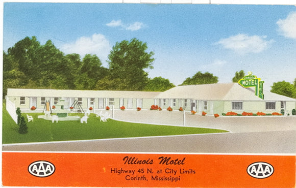 Illinois Motel, Highway 45 N. at City Limits, Corinth, MS - Carey's Emporium