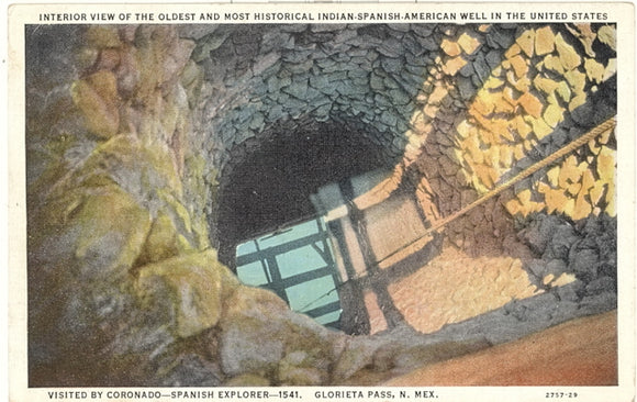 Old Pigeon Ranch, Inside The Well, Glorieta Pass, NM - Carey's Emporium