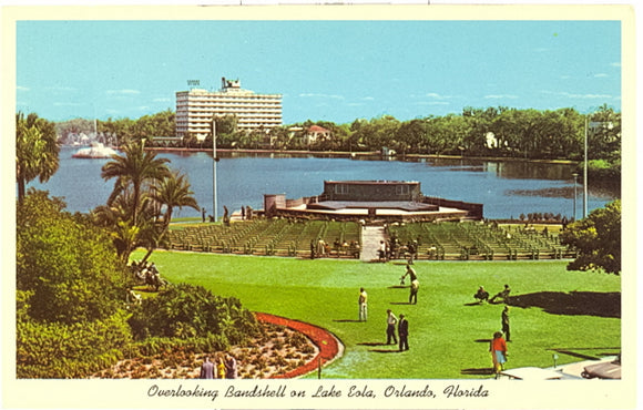 Overlooking Bandshell on Lake Eola, Orlando, FL - Carey's Emporium