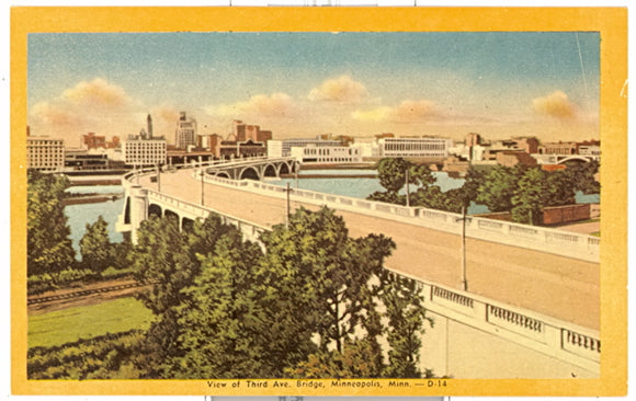 View of Third Ave. Bridge, Minneapolis, MN - Carey's Emporium