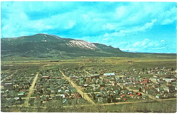 Aerial View, Red Lodge, MT - Carey's Emporium