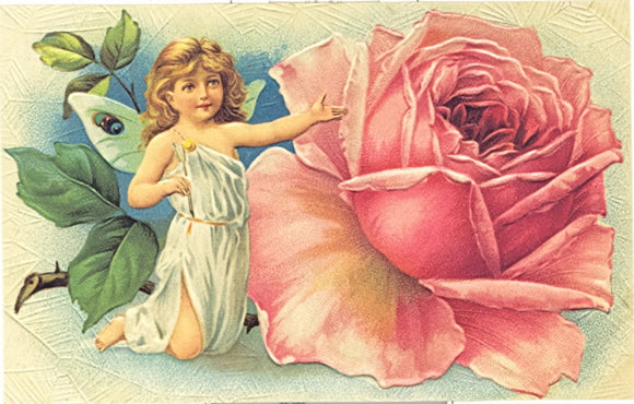 Angel With A Rose - Carey's Emporium