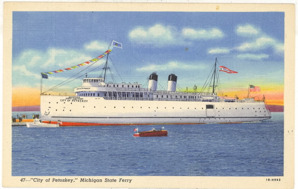 City of Petoskey Michigan State Ferry, St. Ignace, MI - Carey's Emporium