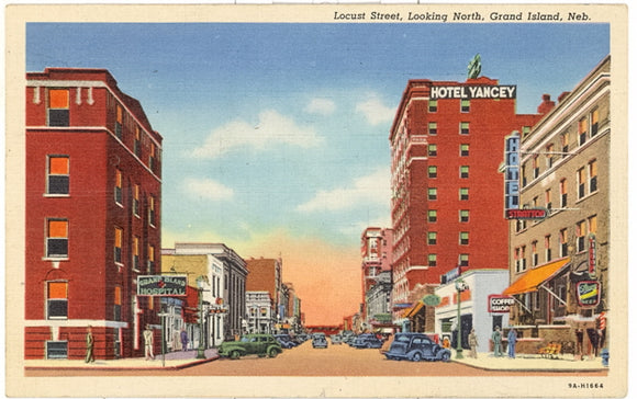 Locust Street, Looking North, Grand Island, NE - Carey's Emporium
