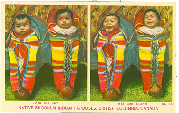 Native Skookum Indian Papooses, British Columbia, Canada - Carey's Emporium