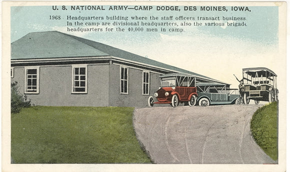 U.S. National Army, Camp Dodge, Des Moines, IA - Carey's Emporium