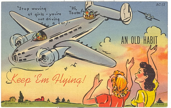 Keep Em Flying! An Old Habit - Carey's Emporium