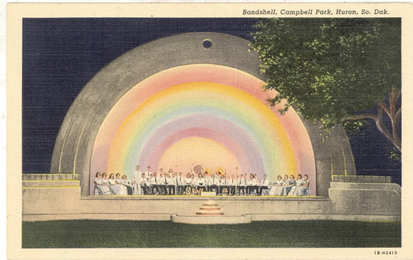 Bandshell, Campbell Park, Huron, SD - Carey's Emporium