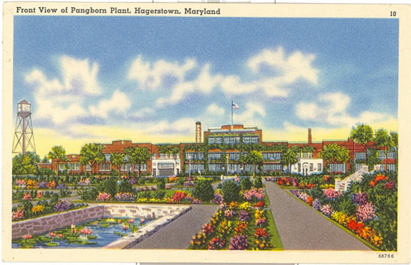 Front View of Pangborn Plant, Hagerstown, MD - Carey's Emporium