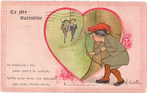 To My Valentine, signed E. Curtis - Carey's Emporium