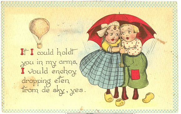 If I Could Holdt You In My Arms, I Vould Enchoy Dropping Efen From De Sky, Yes - Carey's Emporium