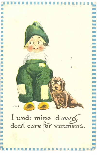 I Undt Mine Dawg, Don't Care For Vimmens - Carey's Emporium