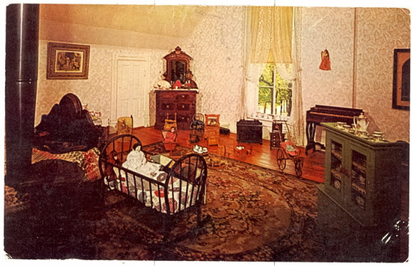 Child's Bedroom in the Nelson Dewey home, Stonefield, Cassville, WI - Carey's Emporium