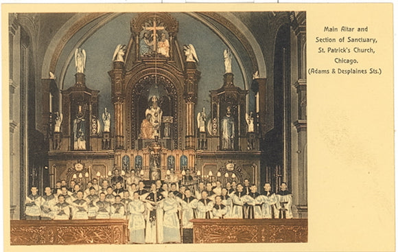 Main Altar and Section of Sanctuary, St. Patrick's Church, Chicago, IL - Carey's Emporium