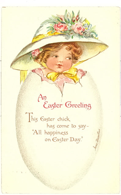 An Easter Greeting Signed Irene Marsellus - Carey's Emporium