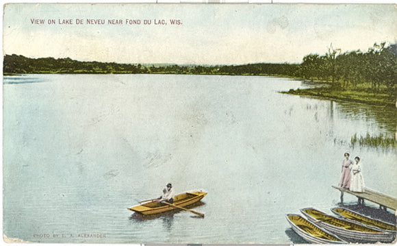 View on Lake De Neveu Near Fond du Lac, WI - Carey's Emporium