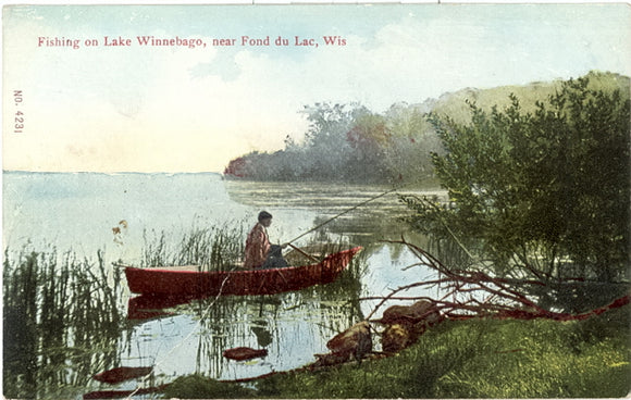 Fishing on Lake Winnebago, near Fond du Lac, WI - Carey's Emporium