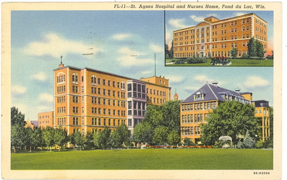St. Agnes Hospital and Nurses Home, Fond du Lac, WI - Carey's Emporium
