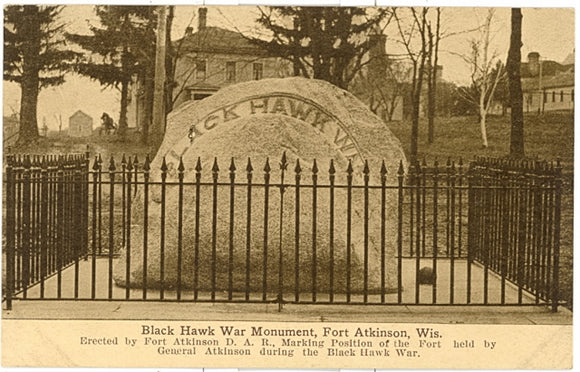 Black Hawk War Monument, Fort Atkinson, WI - Carey's Emporium