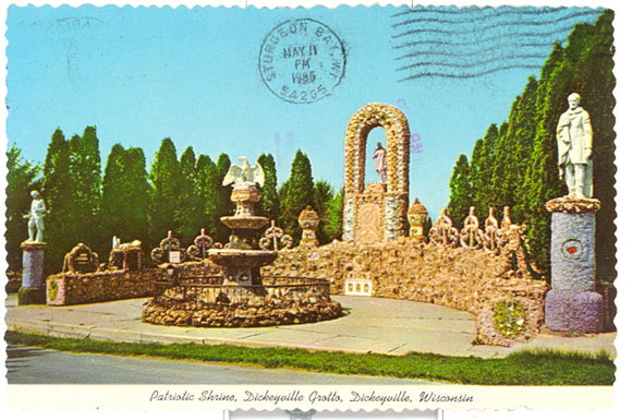 Patriotic Shrine, Dickeyville Grotto, Dickeyville, WI - Carey's Emporium