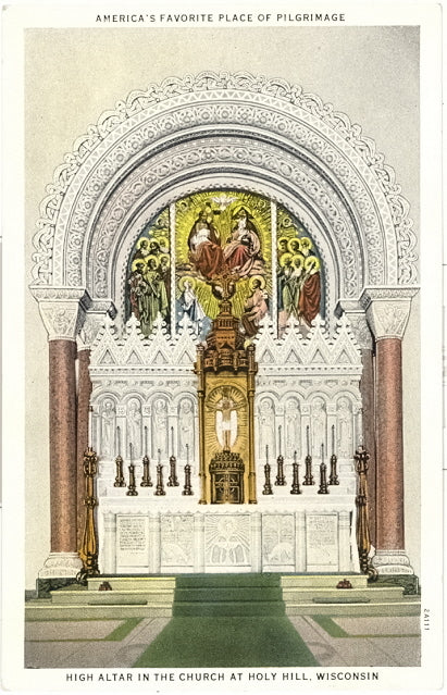 High Altar in the Church at Holy Hill, WI - Carey's Emporium