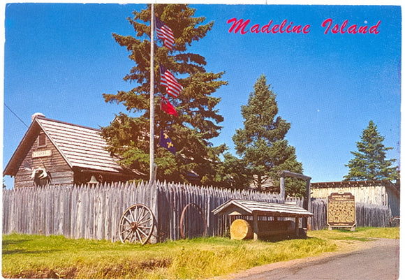 Historical Museum and Stockade on Madeline Island, Largest of the Apostle Island Group, La Pointe, WI - Carey's Emporium