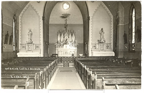 Interior Cath. Church, Loyal, WI - Carey's Emporium