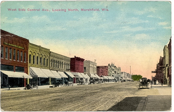 West Side Central Ave., Looking North, Marshfield, WI - Carey's Emporium