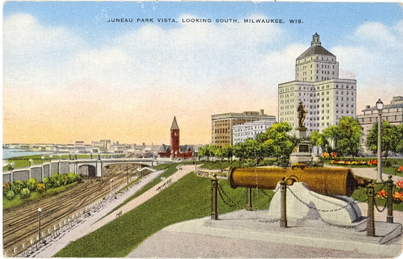 Juneau Park Vista, Looking South, Milwaukee, WI - Carey's Emporium